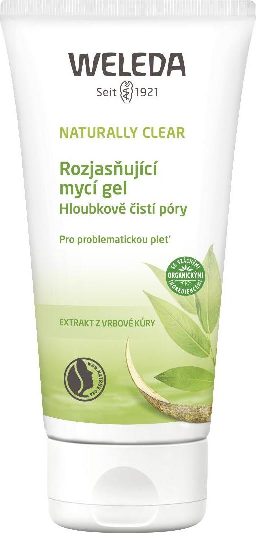 Weleda Naturally Clear rozjasňující mycí gel na problematickou pleť 100 ml