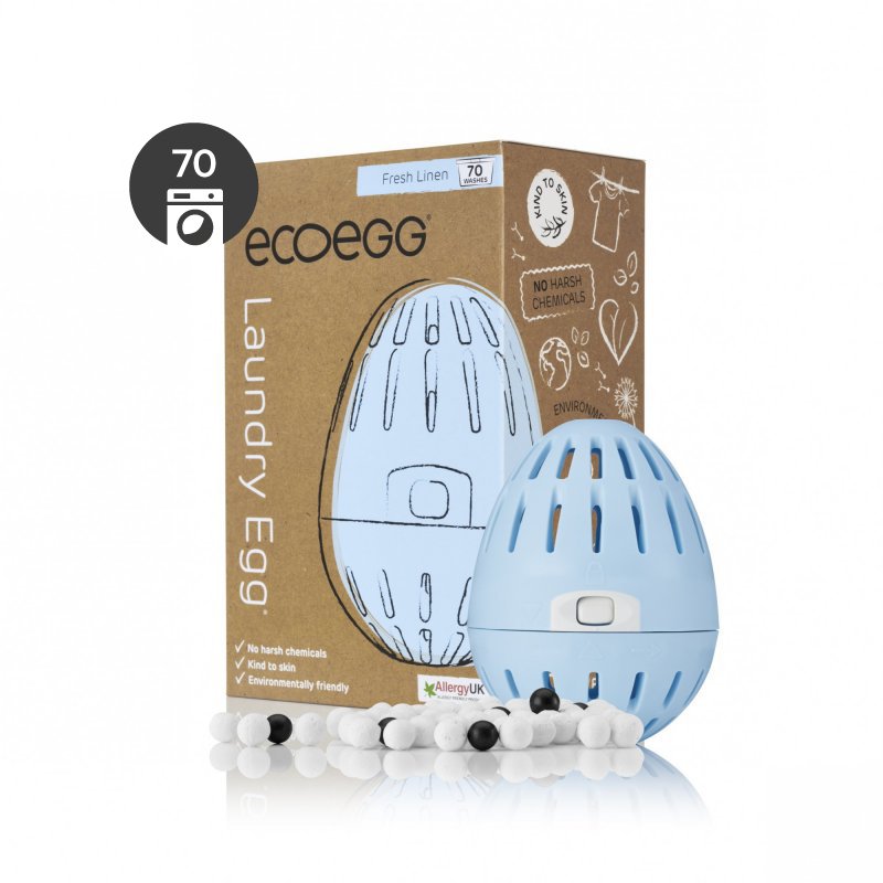 Ecoegg Prací vajíčko s vůní svěží bavlny - na 70 pracích cyklů - vhodné pro alergiky i ekzematiky Ecoegg