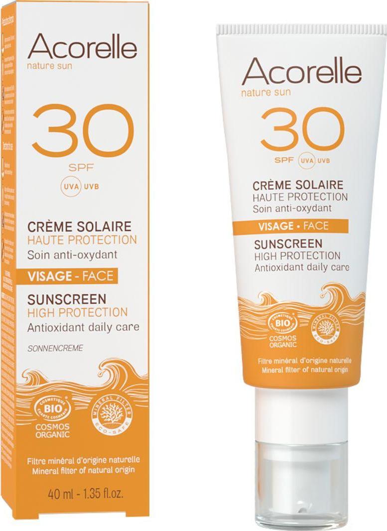 Acorelle Opalovací krém na obličej SPF 30 40ml