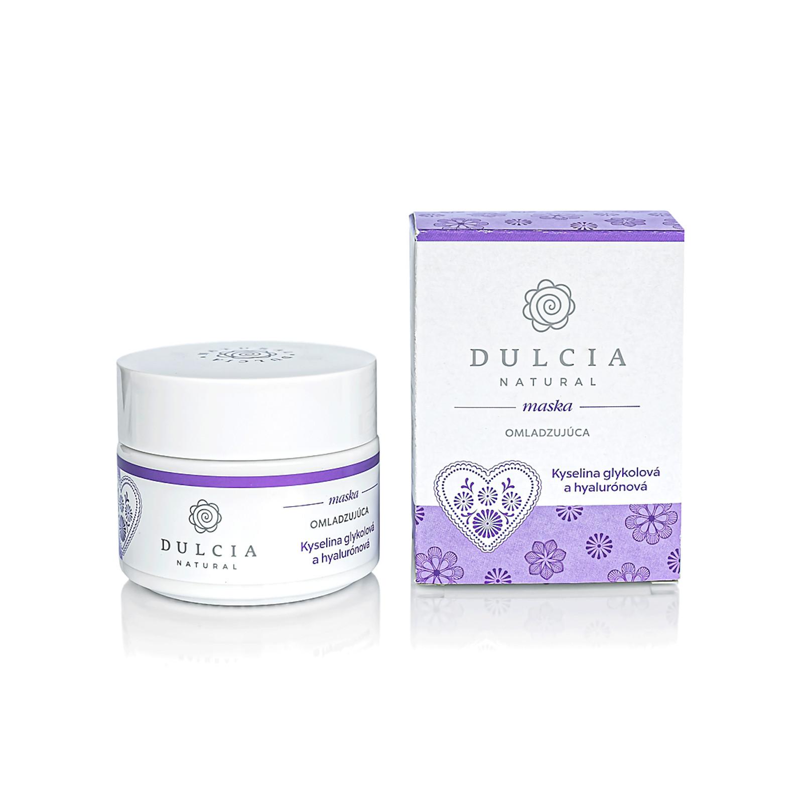 DULCIA natural Omlazující maska kyselina glykolová a hyaluronová 100 ml