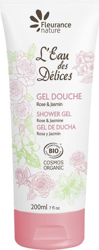 Fleurance Nature Sprchový gel lEau des Délices Rose Jasmin 200ml