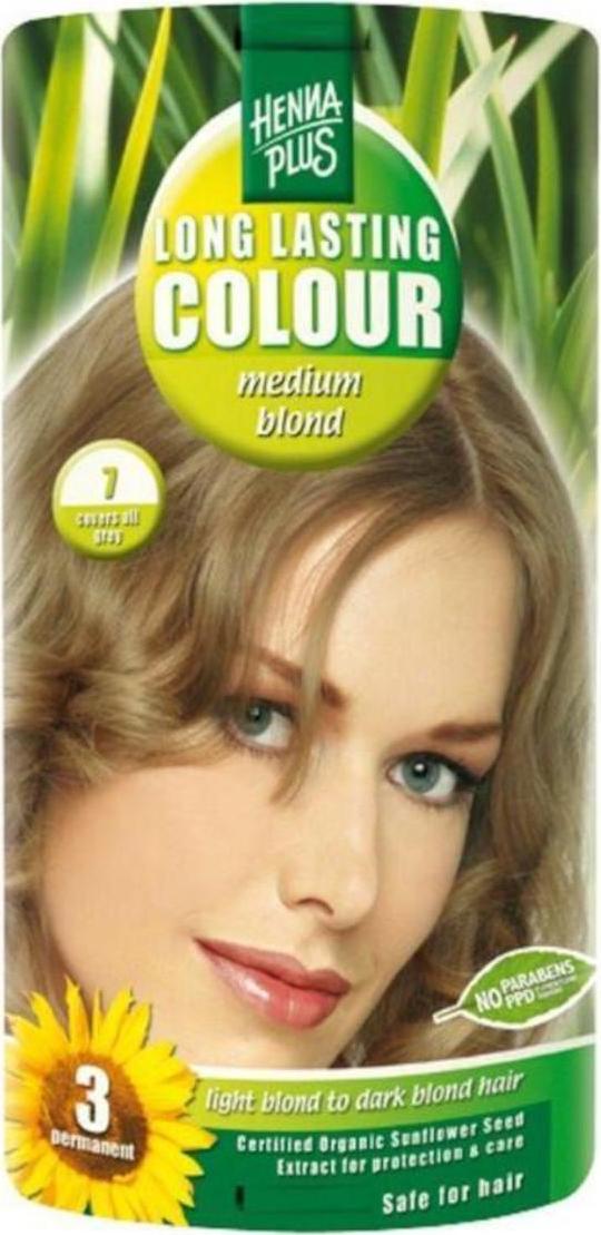 Henna Plus Dlouhotrvající barva Sytě blond 7 100 ml