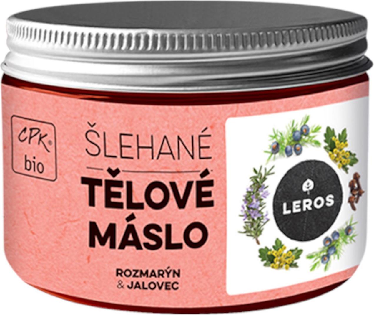 Leros Šlehané tělové máslo rozmarýn & jalovec 150ml