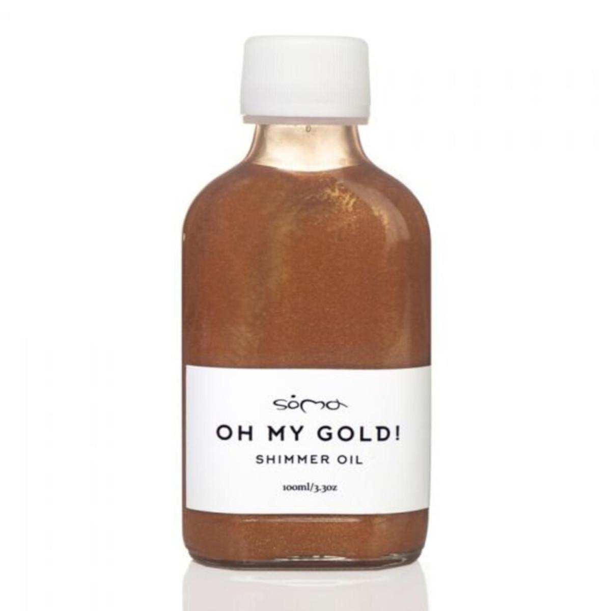 Soma n Botanicals OH MY GOLD! Rozjasňující olej s pravým zlatem 100 ml