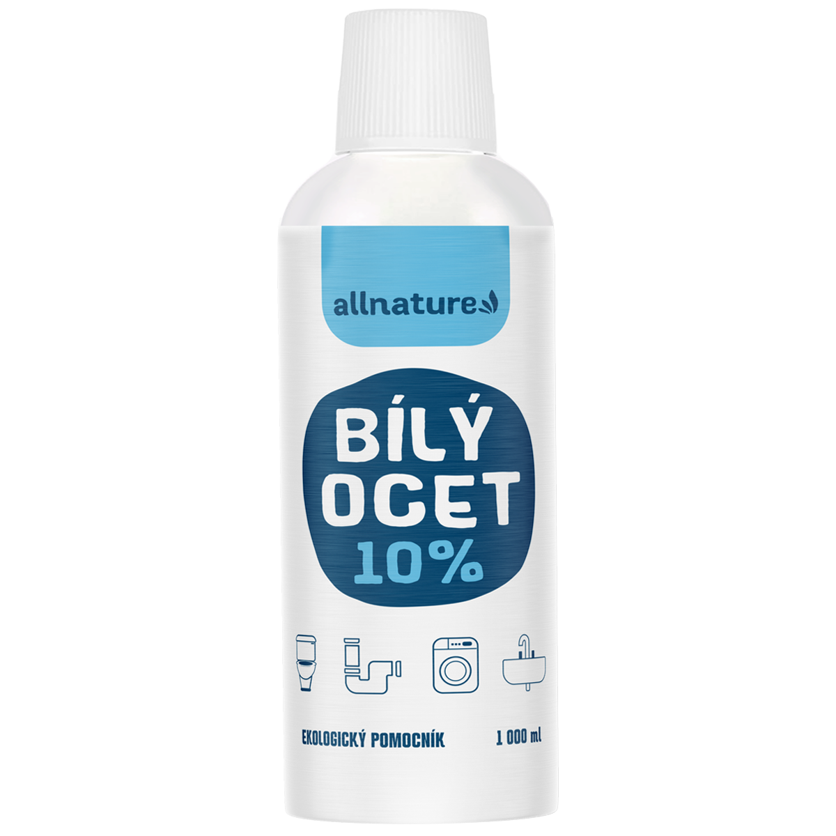 Allnature Bílý ocet 10% - 1 l - účinný pomocník pro čistou domácnost! Allnature