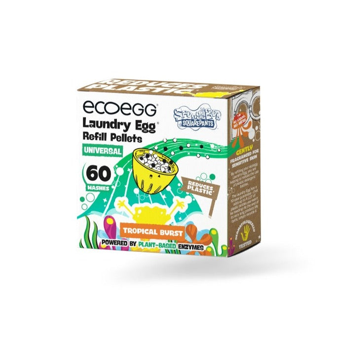 Ecoegg Náplň do pracího vajíčka Spongebob s vůní Tropical Burst Universal - na 60 pracích cyklů Ecoegg