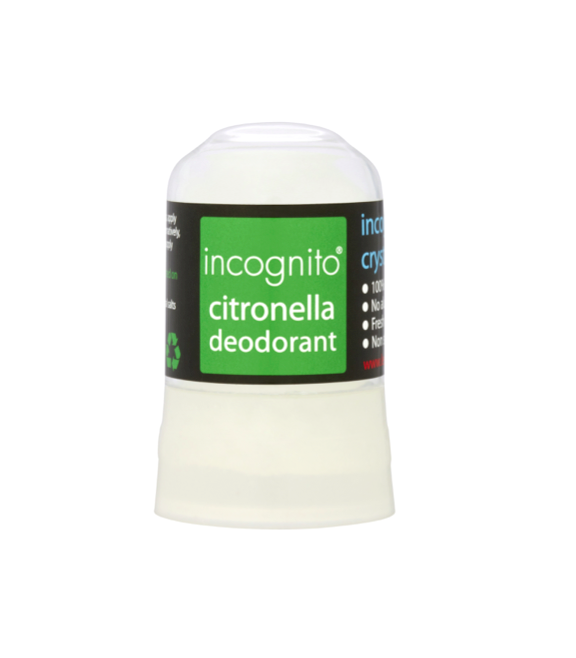 Incognito Ochranný krystalový deodorant Citronela (50 ml) - nevoní obtížnému hmyzu Incognito
