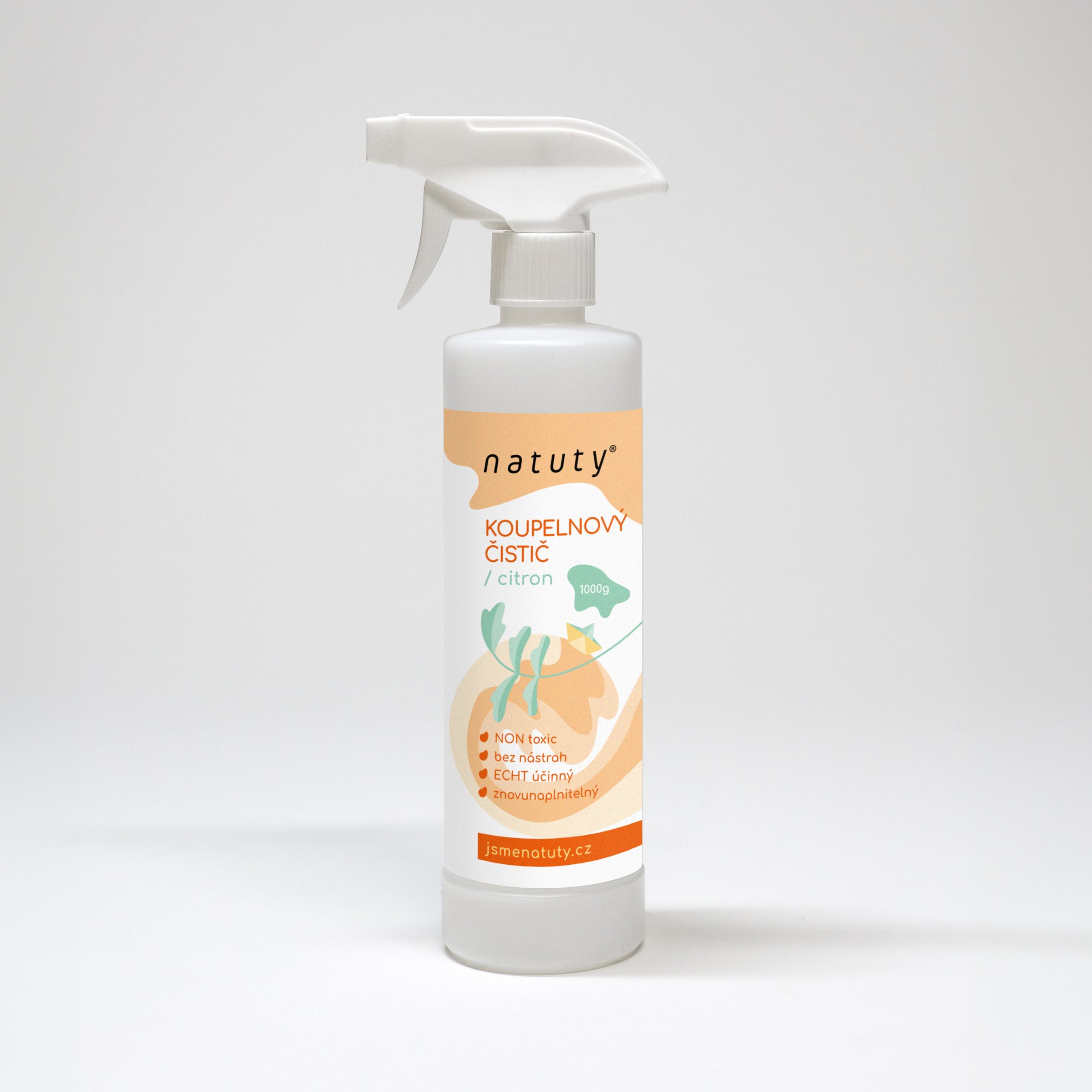 Natuty Koupelnový čistič s vůní citronu - 500 ml Natuty