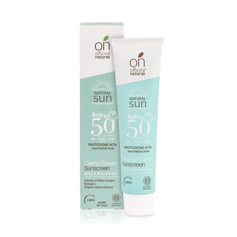Officina Naturae Opalovací krém pro děti a citlivou pokožku SPF 50 (75 ml) - bez parfemace Officina Naturae