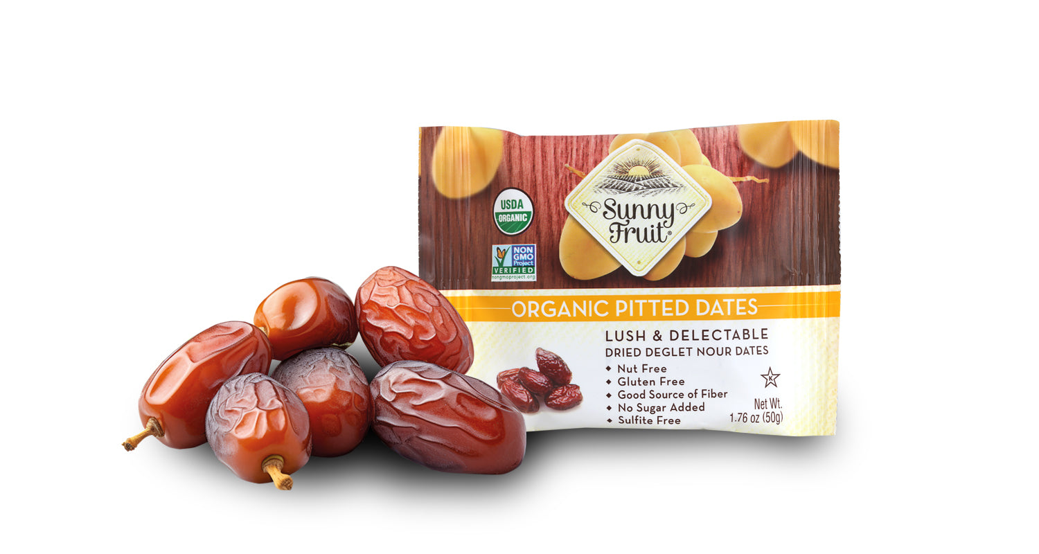 Sunny Fruit Datle sušené na slunci BIO - 50g - delikátní a bez pecek Sunny Fruit