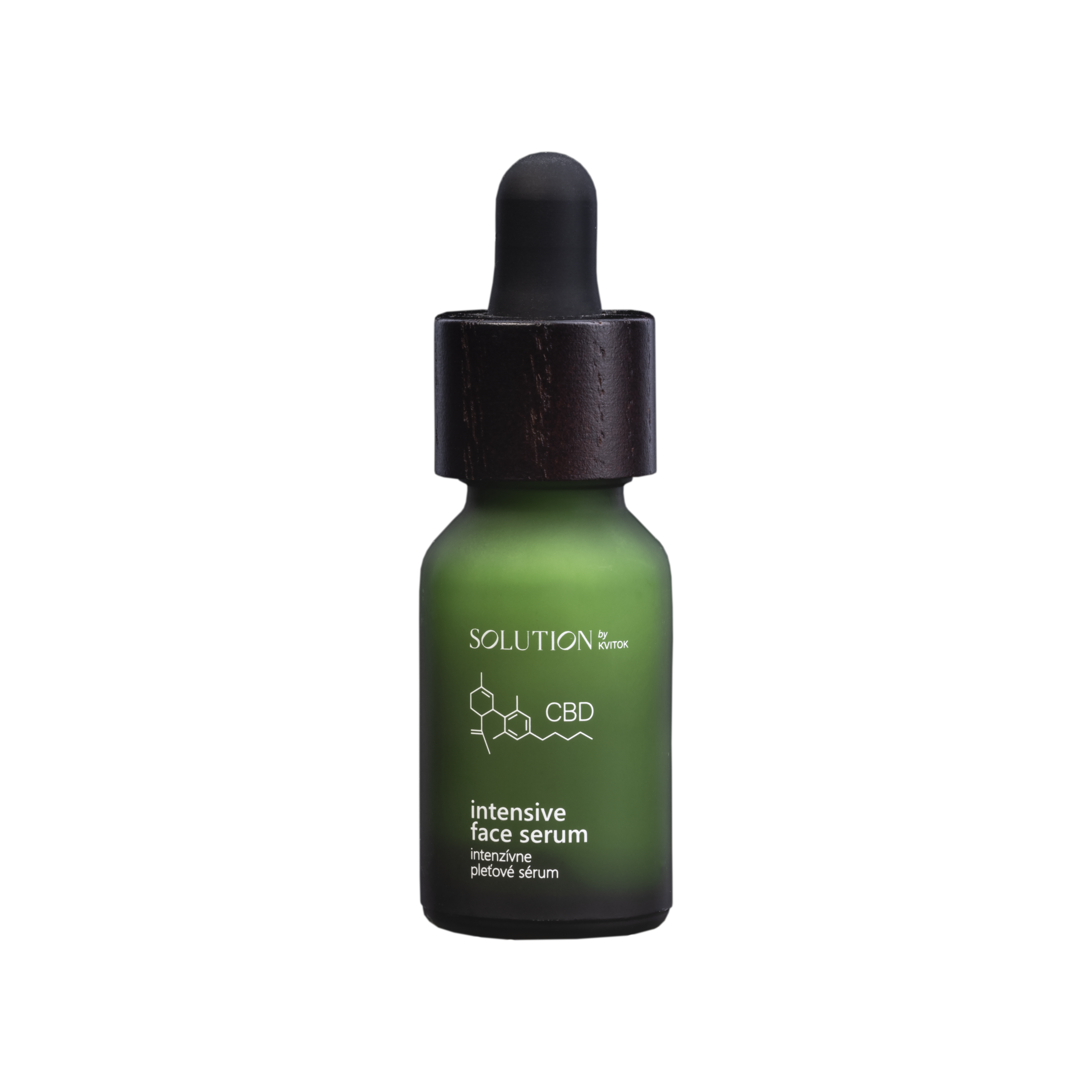 Kvitok Solution Intenzivní pleťové sérum CBD (15 ml) - regenerační a protizánětlivý účinek Kvitok