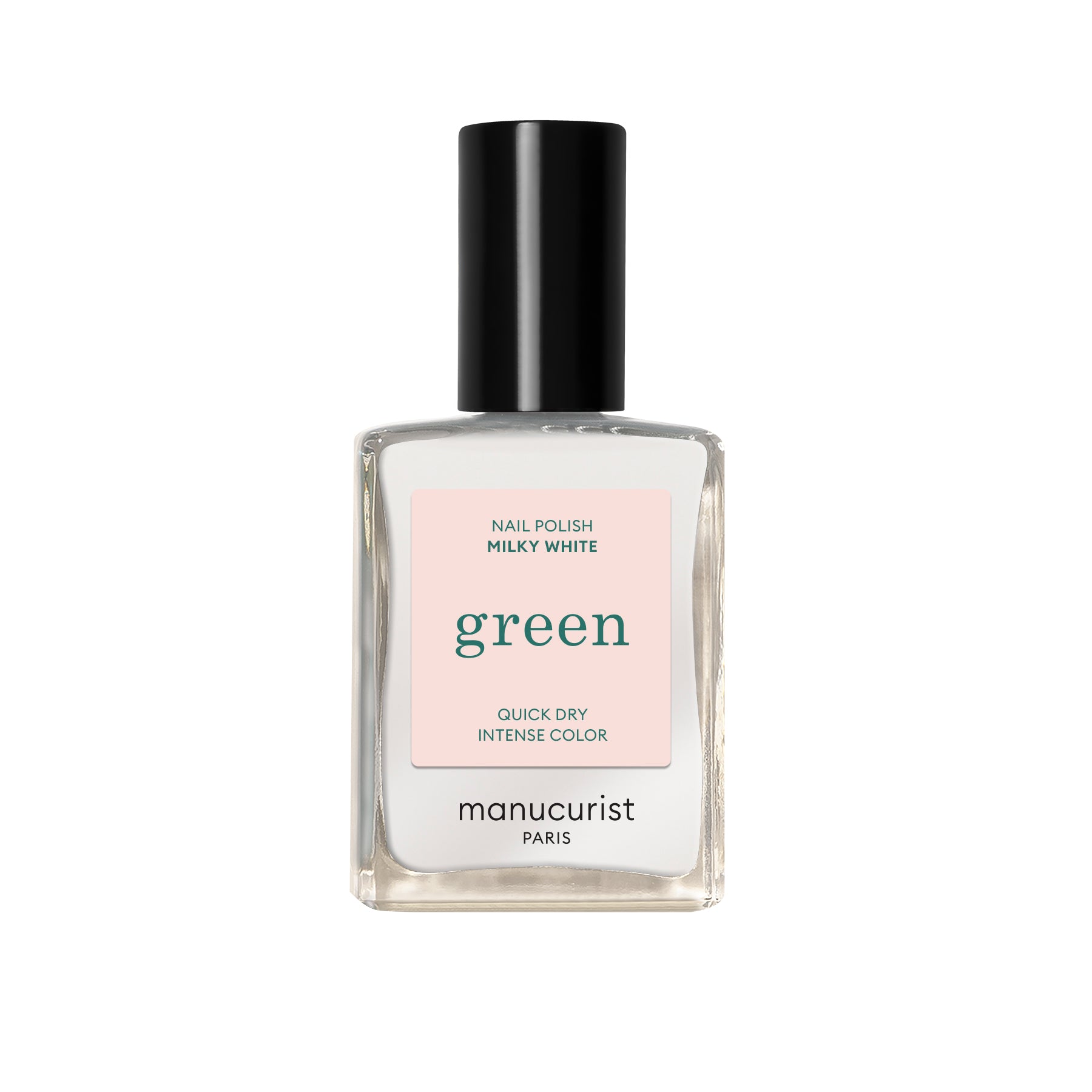 Manucurist Green lak na nehty - Milky White (15 ml) - mléčně bílý odstín Manucurist