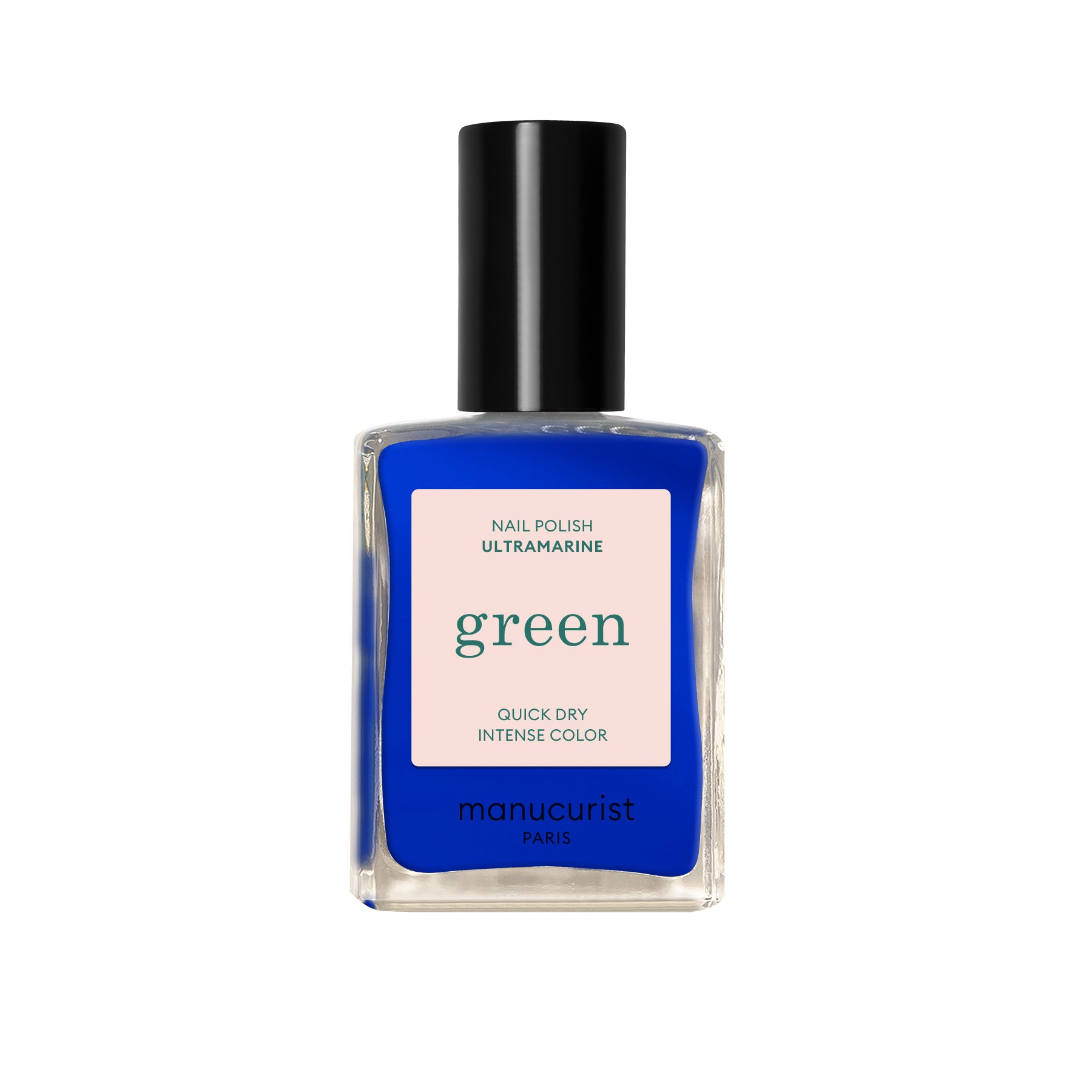 Manucurist Green lak na nehty - Ultramarine (15 ml) - elektrizující modrý odstín Manucurist