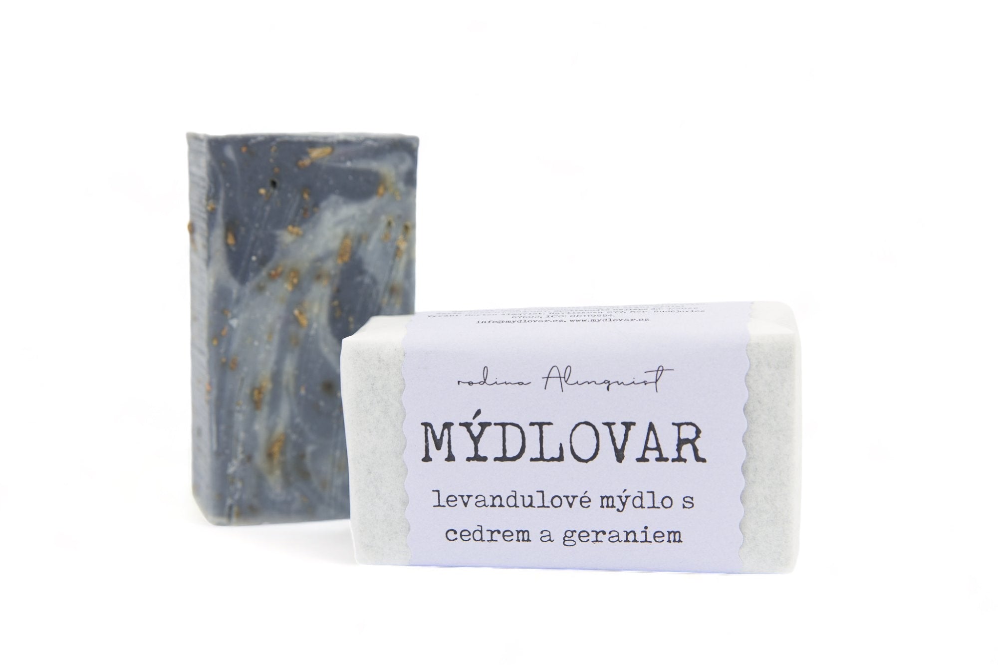 Mýdlovar Levandulové mýdlo s vůní gerania a cedru - 120 g - univerzální