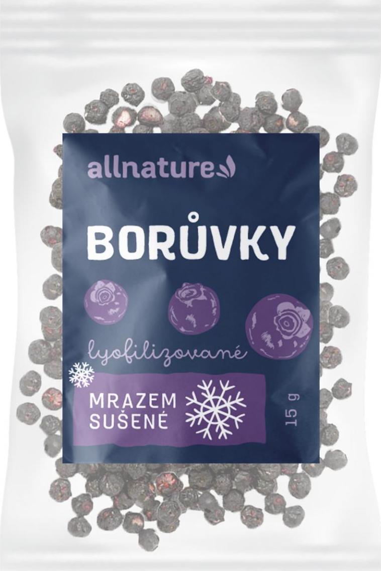 Allnature Borůvka sušená mrazem celá 15 g