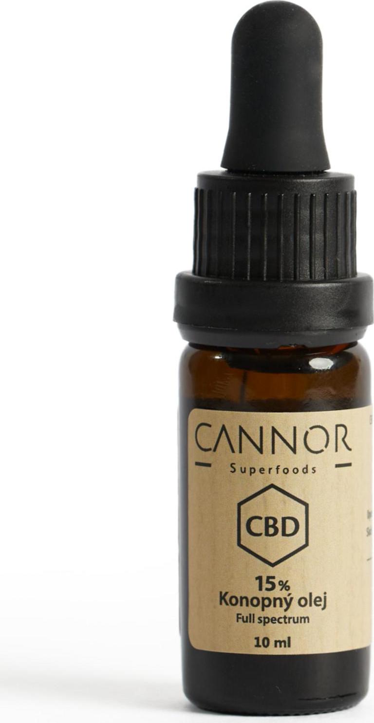 CANNOR CBD konopný olej celospektrální 15% 10 ml