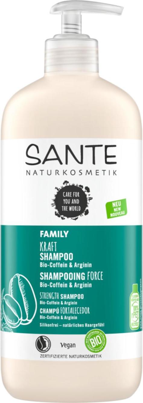 SANTE FAMILY Posilující šampon proti padání vlasů Bio Kofein & Arginin 950 ml