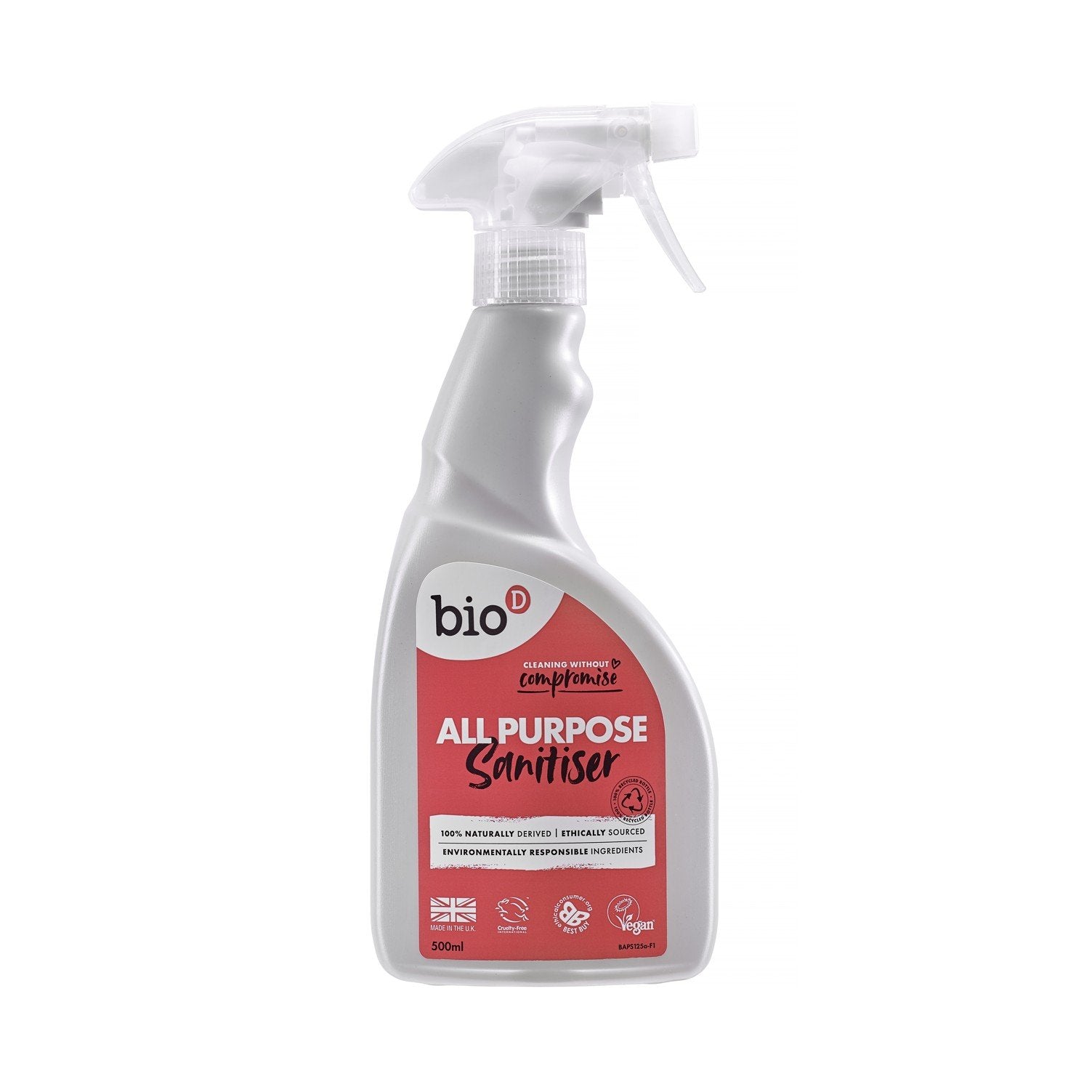 Bio-D Univerzální čistič s dezinfekcí ve spreji - 500 ml - sprej - s pomerančovým olejem Bio-D