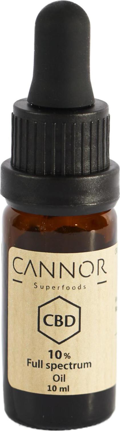CANNOR CBD konopný olej celospektrální 10% 10 ml