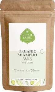Eliah Sahil Organic Práškový šampon pro lesk a objem Amla a Shikakai 10 g
