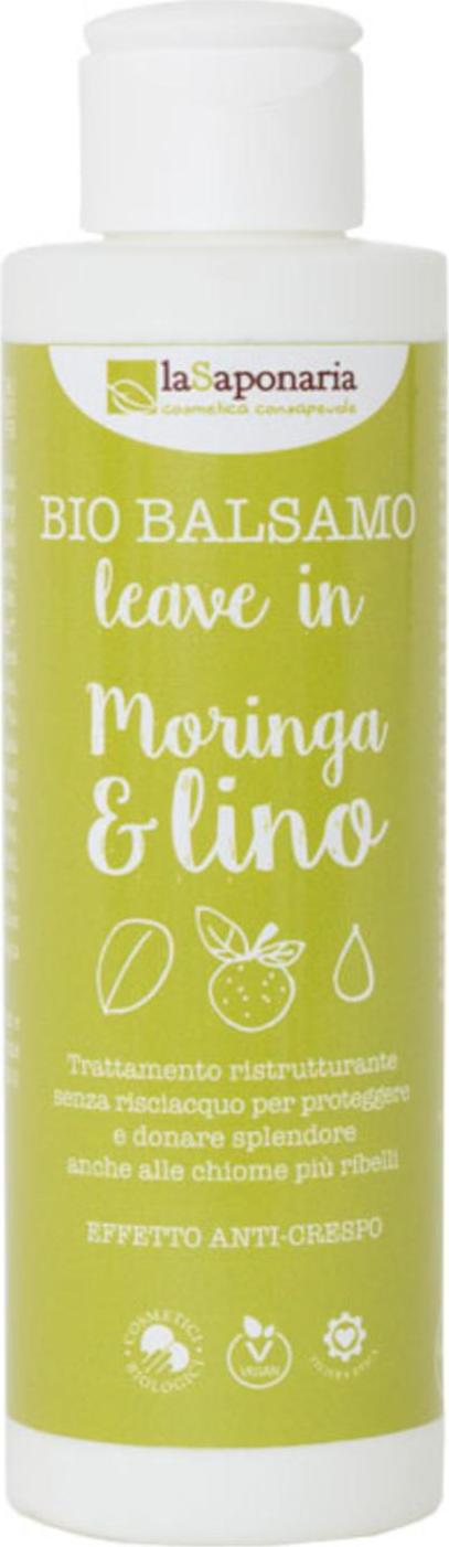 laSaponaria Bezoplachový kondicionér s moringou a lněným olejem BIO 150 ml