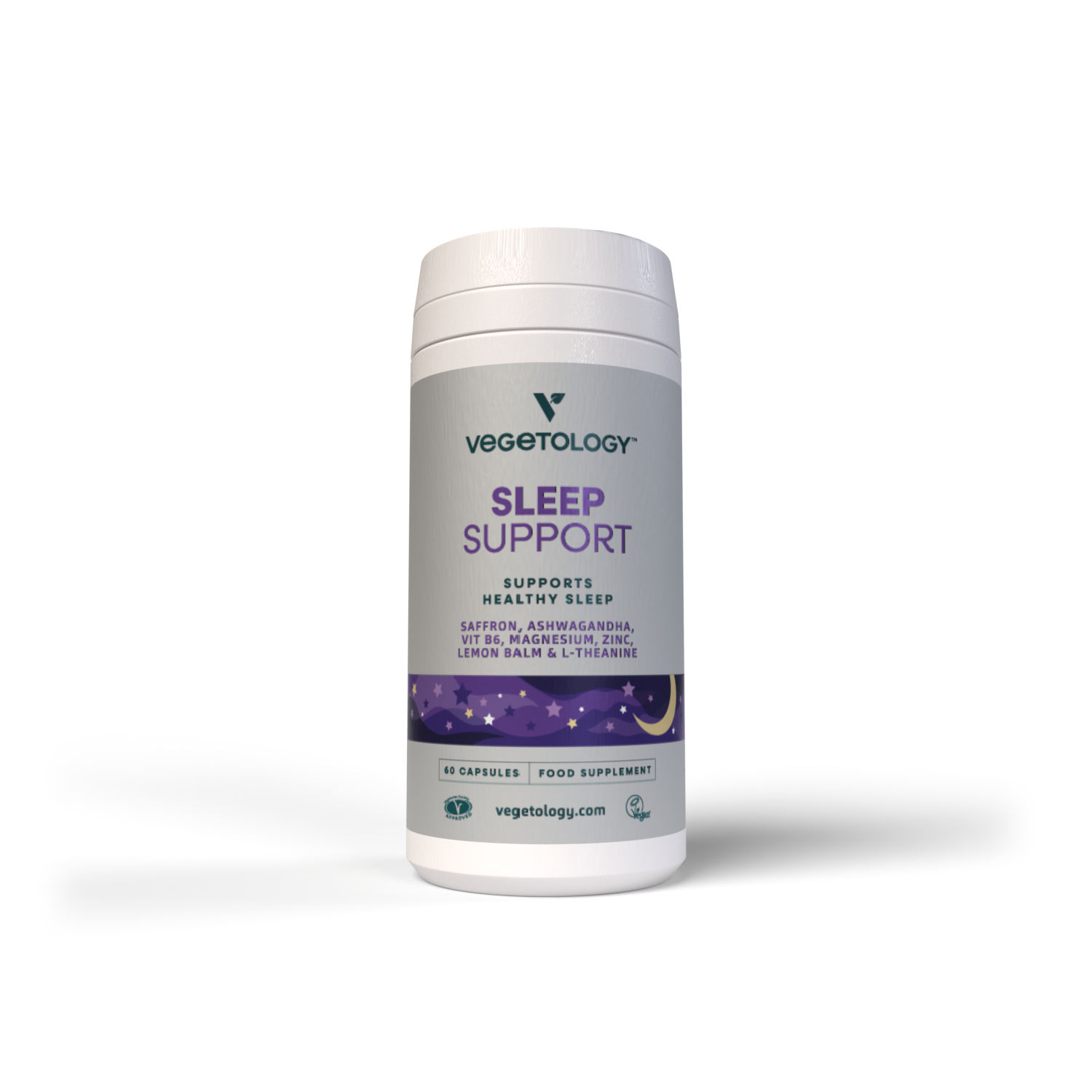 Vegetology Sleep Support - přírodní podpora spánku (60 kapslí) - II. jakost - pro sladké sny Vegetology