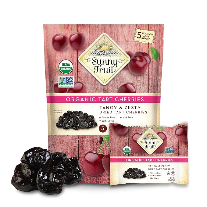 Sunny Fruit Višně sušené na slunci BIO - 100 g (5 x 20 g) - bez přidaného cukru Sunny Fruit