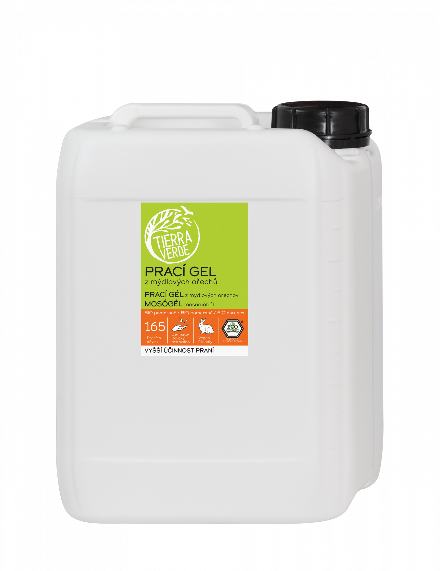 Tierra Verde Prací gel s BIO pomerančem - INOVACE - II. jakost - 5 l Tierra Verde