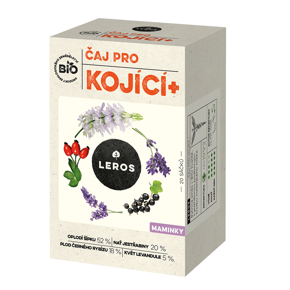 LEROS Čaj pro kojící+ BIO - nálev. sáčky (20 x 2 g) - II. jakost - podpora tvorby mateřského mléka LEROS