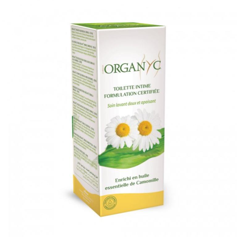 Organyc Gel pro intimní hygienu BIO - Heřmánek (250 ml) - II. jakost - s výtažkem z heřmánku a měsíčku Organyc