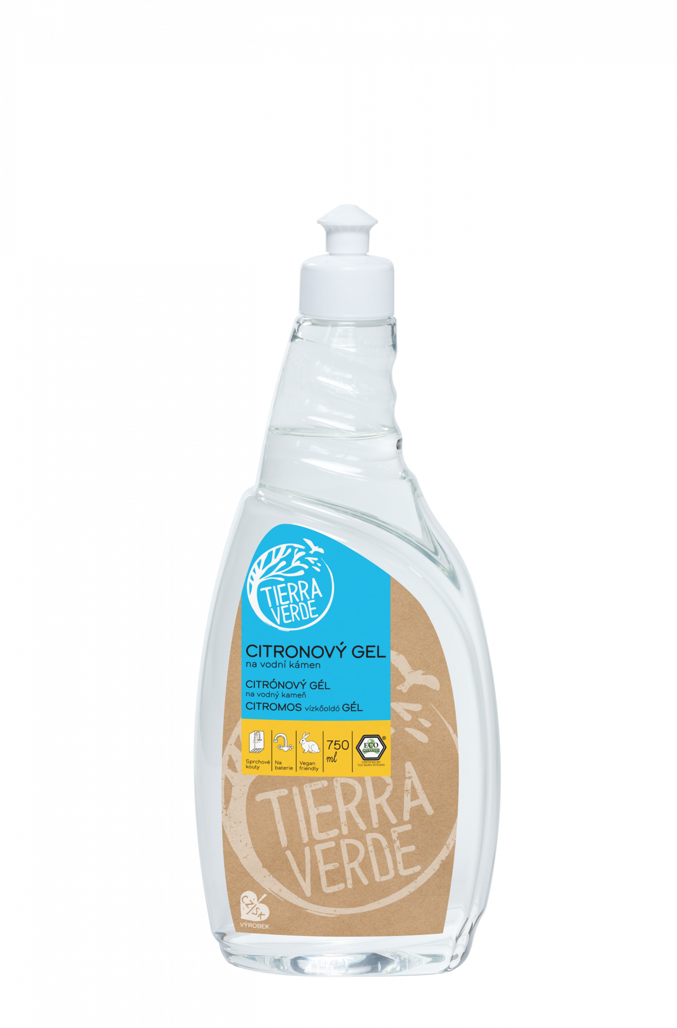 Tierra Verde Citronový gel na vodní kámen (750 ml) - II. jakost - odstraní usazeniny Tierra Verde