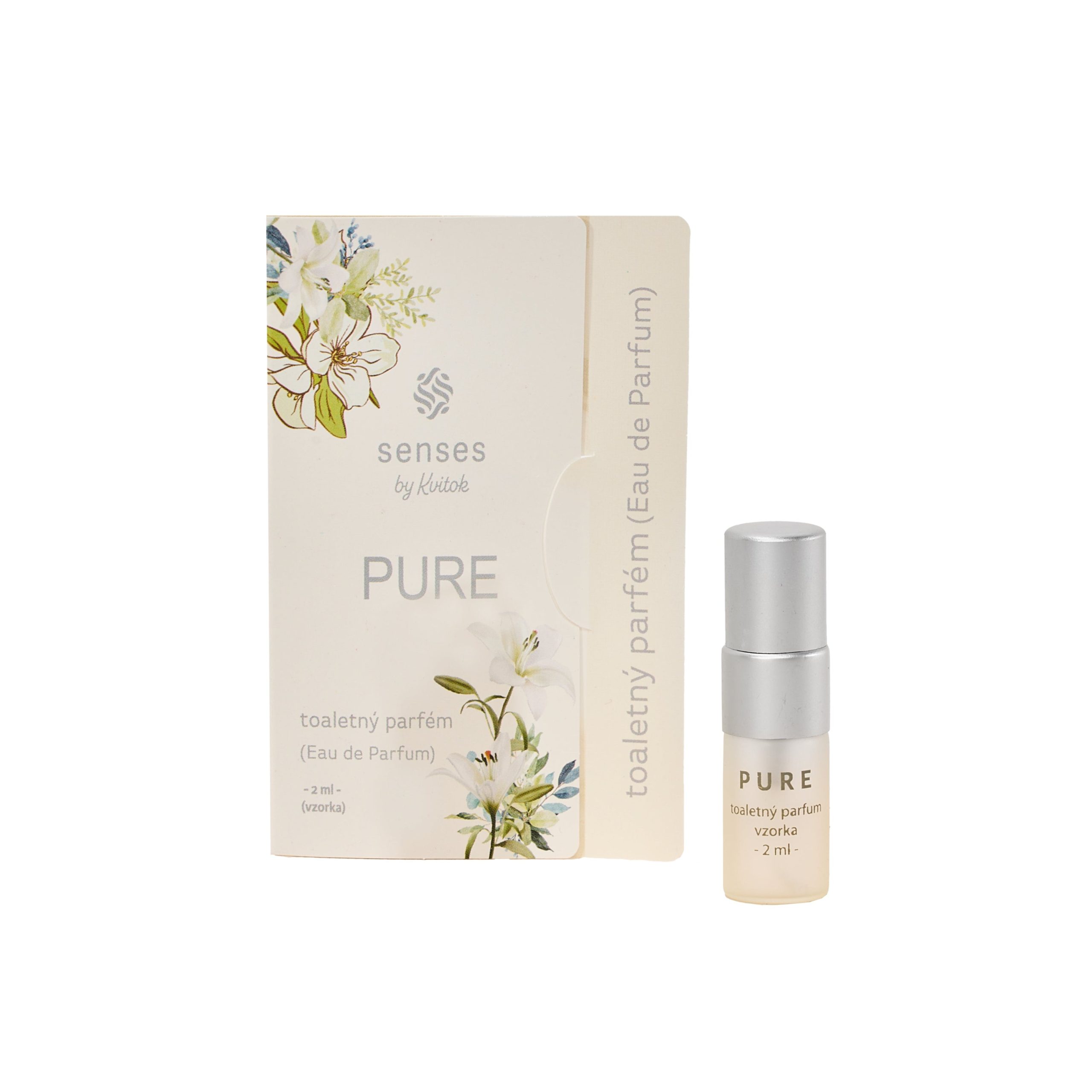 Kvitok Senses Toaletní parfém Pure - vzorek (2 ml) - s vůní máty