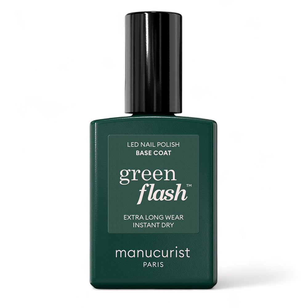Manucurist Green Flash LED gel lak na nehty podkladový - Base Coat (15 ml) - II. jakost - 12-free a hema-free složení Manucurist