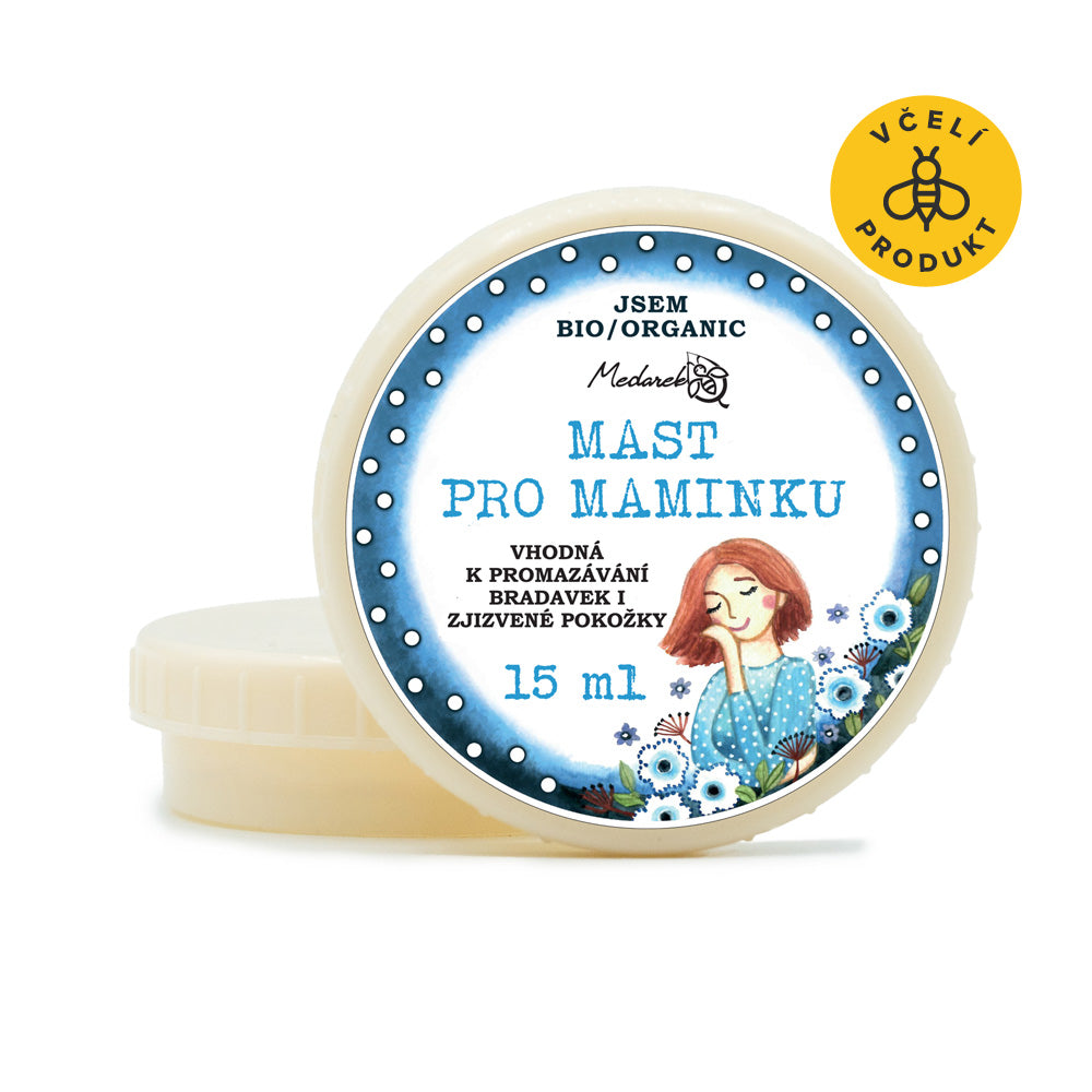 Medarek Mast pro maminku (15 ml) - II. jakost - hojivý poklad Medarek