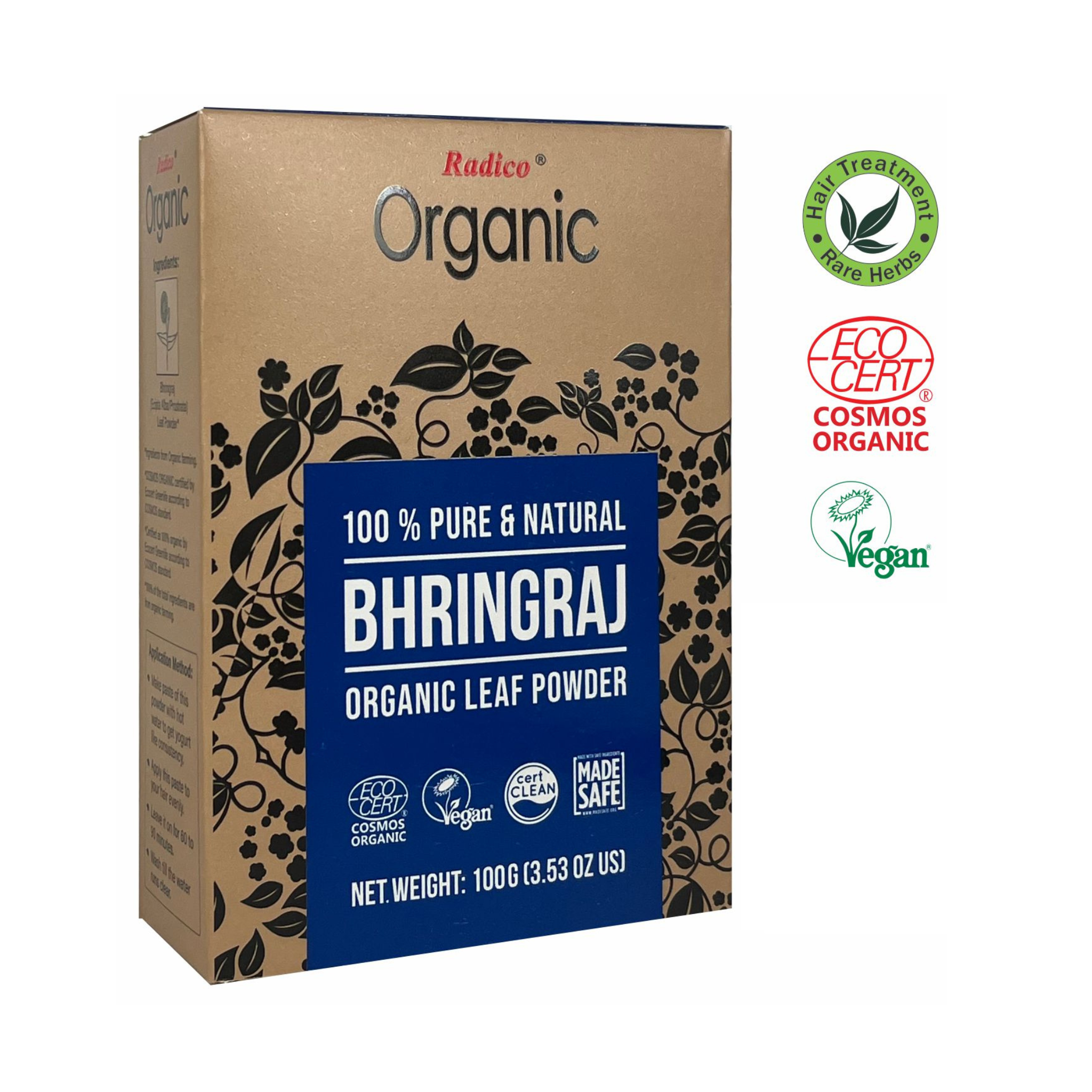 Radico Bylinná kúra BIO (100 g) - Bhringraj - II. jakost - pro růst vlasů Radico