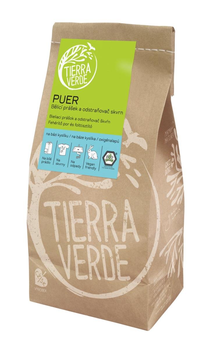 Tierra Verde Puer - bělicí perkarbonát sodný - 1 kg - zip sáček - II. jakost Tierra Verde