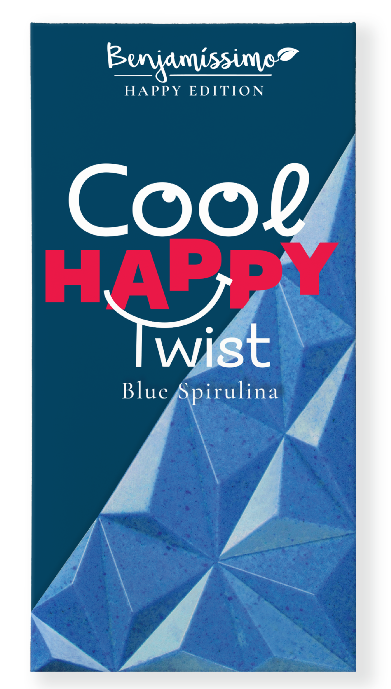 Benjamíssimo Čokoláda Blue spirulina rostlinná BIO (60 g) - alternativa bílé čokolády PURO shop