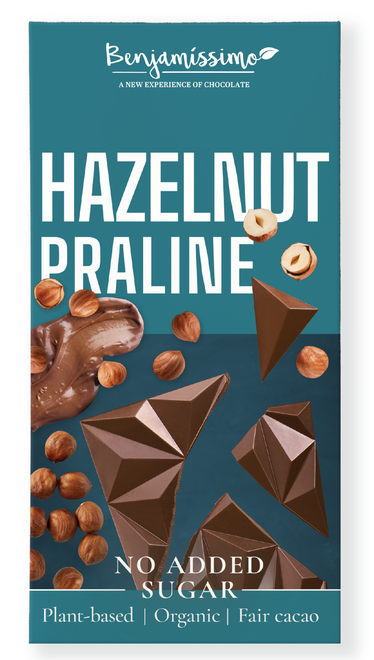Benjamíssimo Pralinková čokoláda bez přidaného cukru BIO (60 g) - slazená erythritolem PURO shop