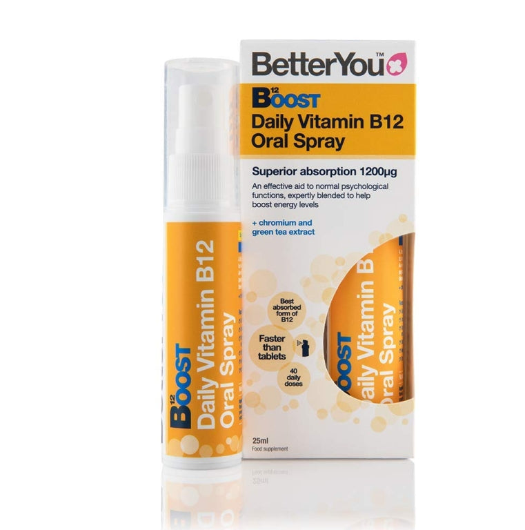 BetterYou B12 ústní sprej (25 ml) - rychlá a snadná aplikace PURO shop