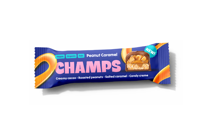 Champs Arašídovo-karamelová tyčinka BIO (45 g) - rychlá svačinka PURO shop