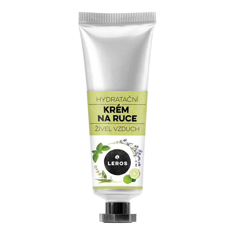 LEROS Krém na ruce BIO - Živel vzduch - 50 ml - s vůní máty a bergamotu LEROS