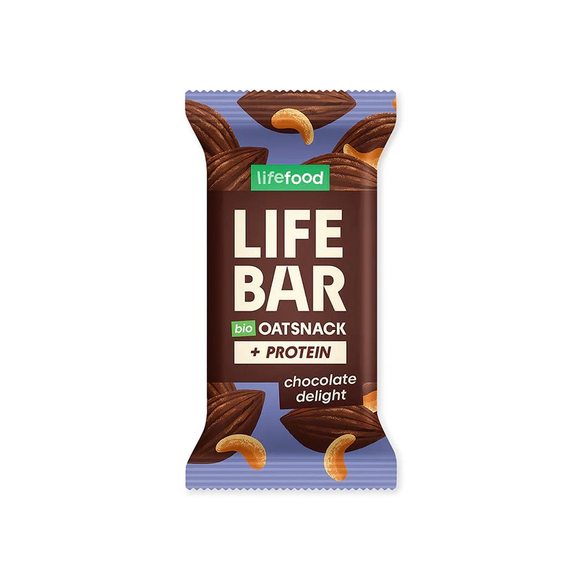 Lifefood Lifebar Oat protein snack Chocolate delight BIO (40 g) - bez lepku Lifefood