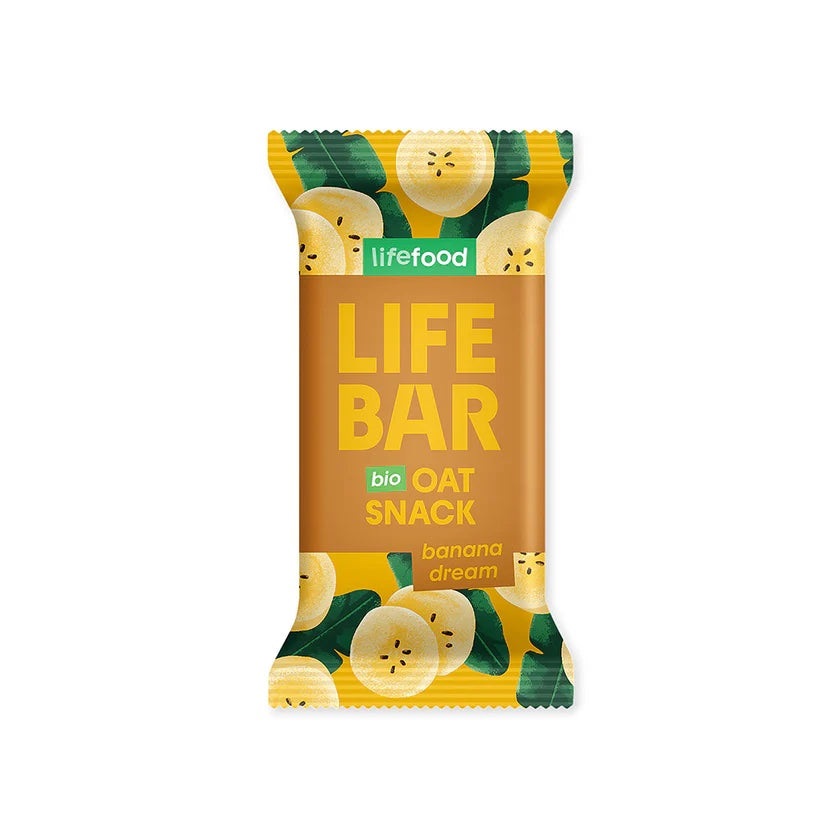 Lifefood Lifebar Oat snack Banana dream BIO (40 g) - bez lepku Lifefood