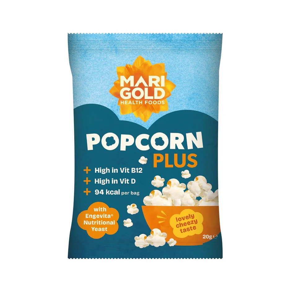 Marigold Popcorn Plus s lahůdkovým droždím (20 g) - lahodná svačinka PURO shop
