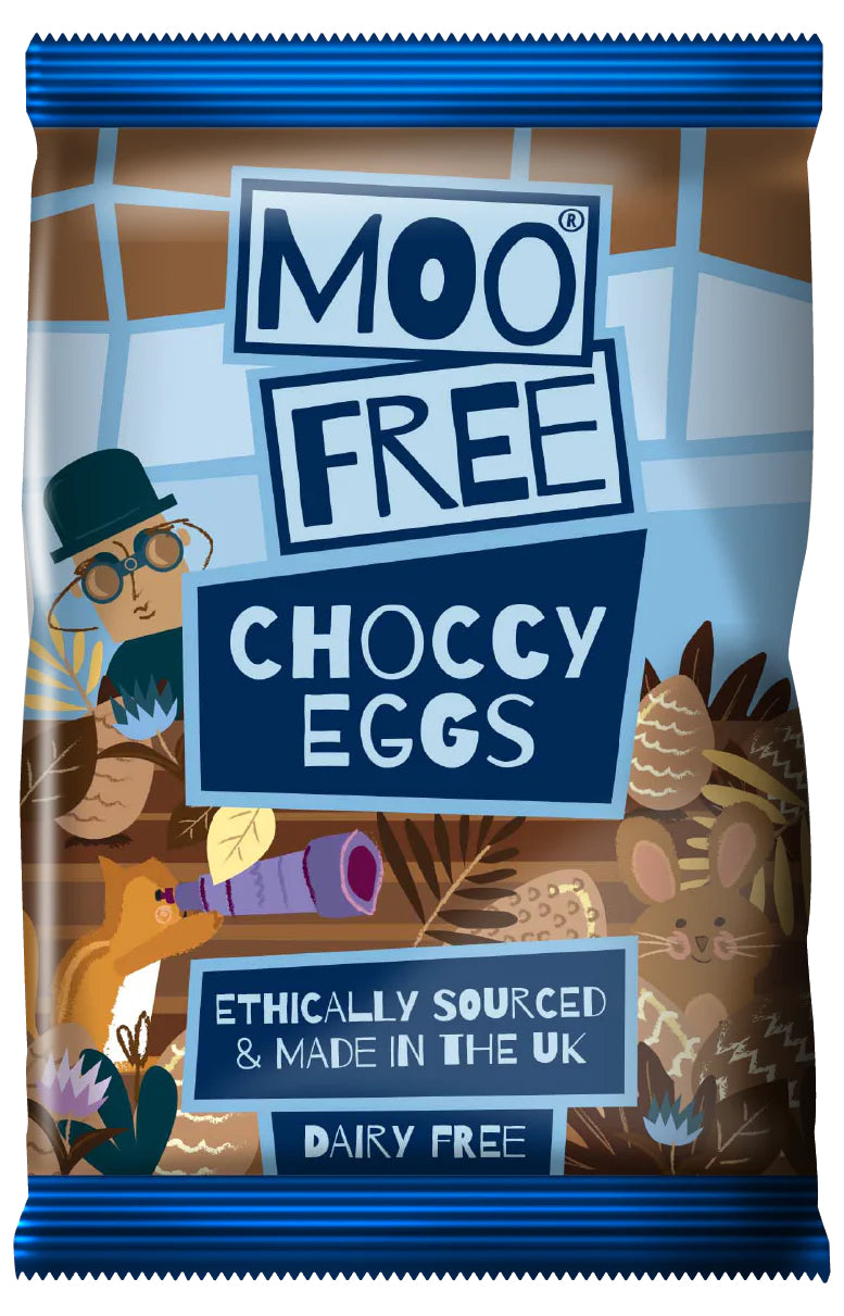 Moo-free Čokoládová mini vajíčka rostlinná (10 ks) - fair trade kvalita PURO shop