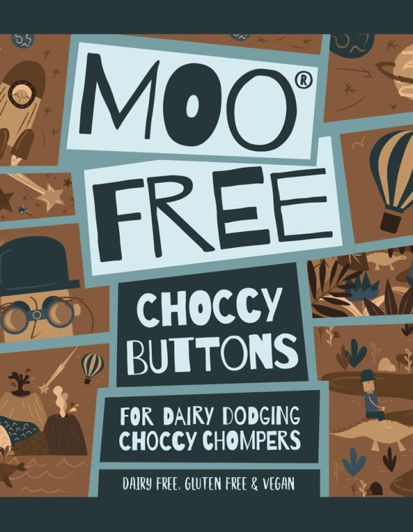 Moo-free Čokoládové pecky (25 g) - fair trade kvalita PURO shop