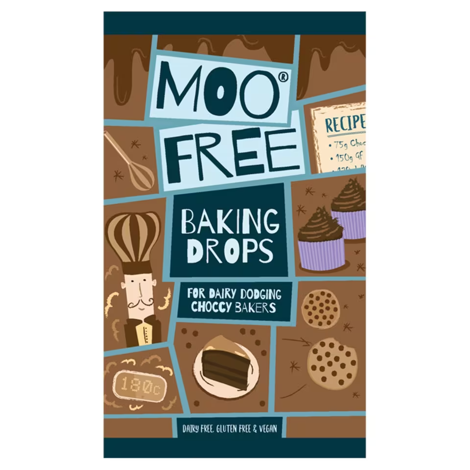 Moo-free Čokoládové pecky na pečení (100 g) - fair trade kvalita PURO shop