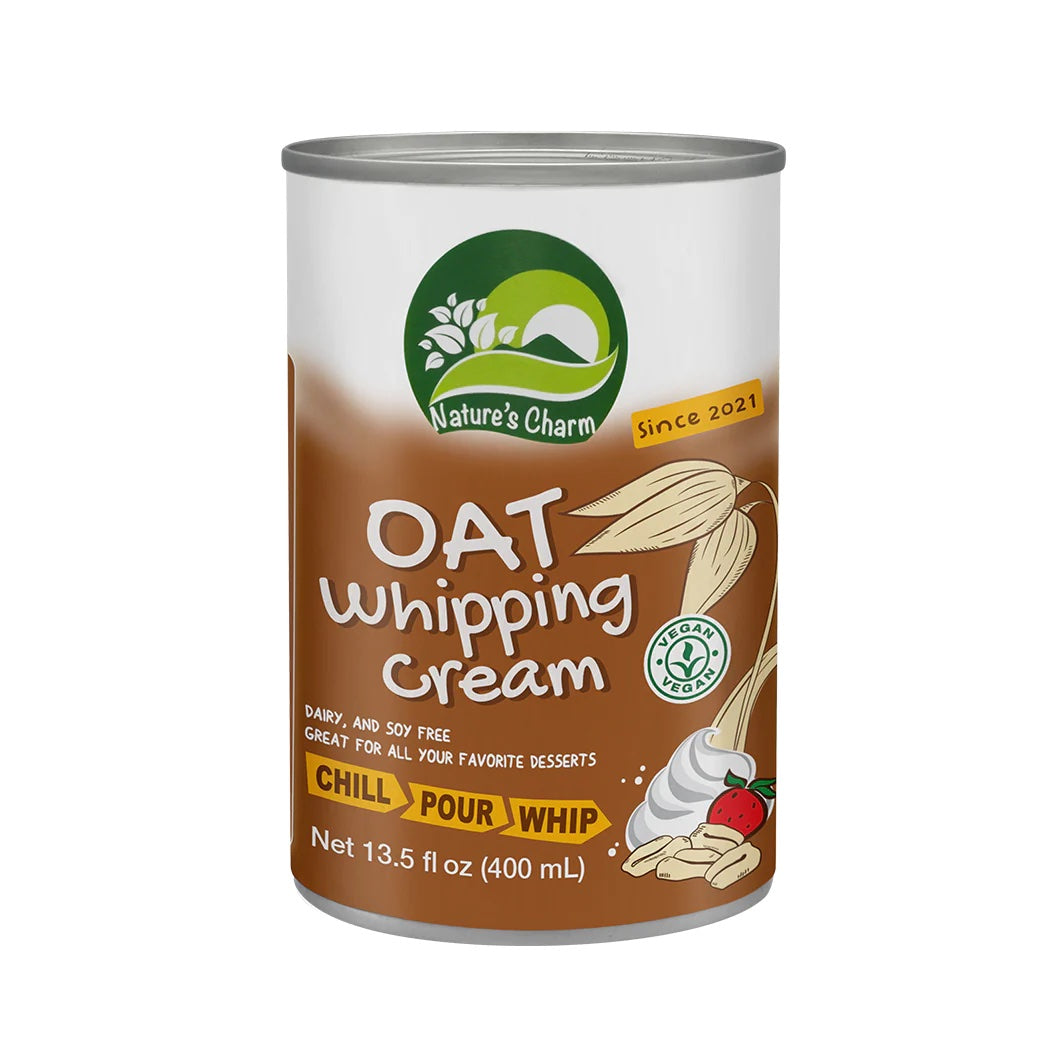 Nature's Charm Ovesná alternativa šlehačky (400 ml) - 100% rostlinný pomocník PURO shop