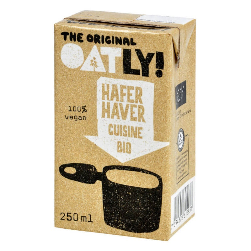 Oatly! Ovesná alternativa smetany na vaření BIO (250 ml) - 100% rostlinný pomocník PURO shop