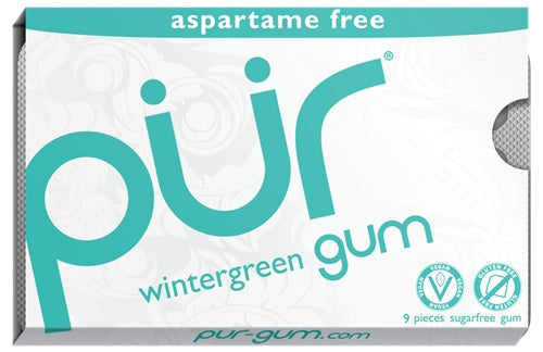 Pür Gum Žvýkačky Wintergreen (9 ks) - bez aspartamu a škodlivých látek PURO shop